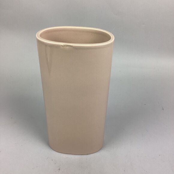 Large Oval Cream Colored Vase - 12”H - Picture 3 of 8